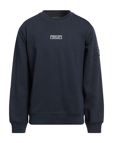 MARSHALL ARTIST Hooded sweatshirt Midnight blue 100% Cotton