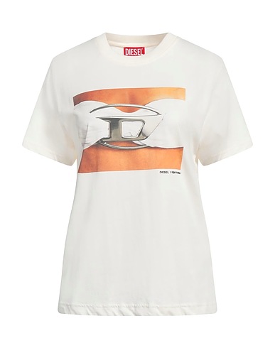 DIESEL T-shirt Off white 100% Cotone