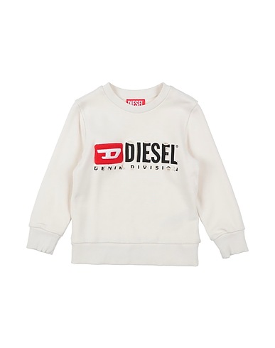 DIESEL Sweatshirt Off white 100% Cotton, Elastane
