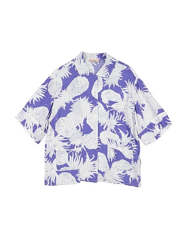 N°21 Patterned shirts & blouses Purple 100% Rayon