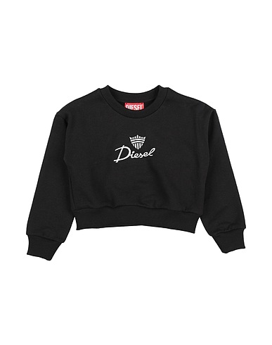 DIESEL Sweatshirt Black 100% Cotton, Elastane
