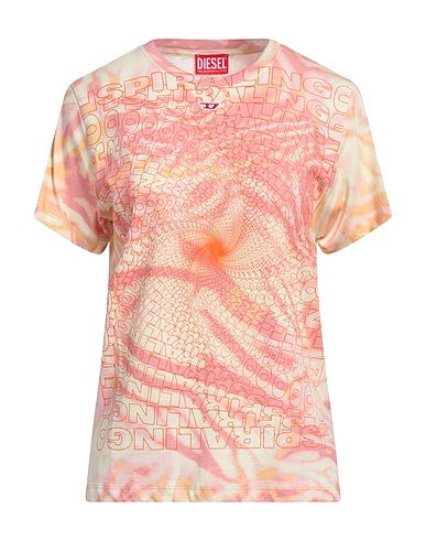 DIESEL T-shirt Pink 100% Cotton