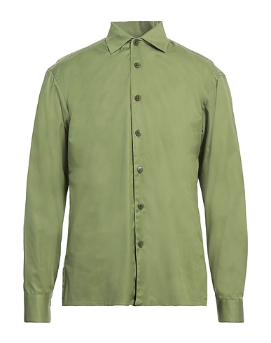 COSTUMEIN Solid colour shirt Military green 100% Cotton
