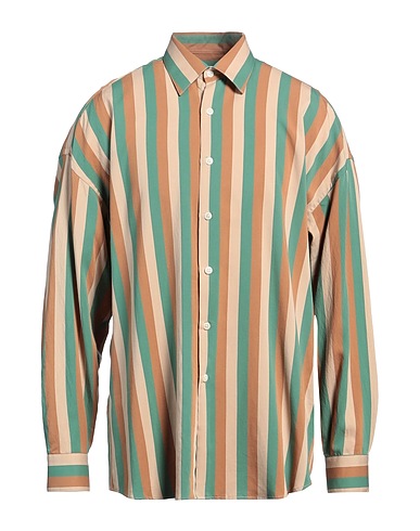 COSTUMEIN Striped shirt Camel 89% Viscose, 11% Polyamide