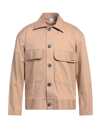 WHY NOT BRAND Jacket Light brown 97% Cotton, 3% Lycra®