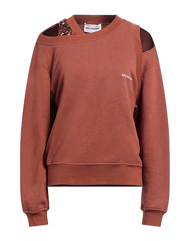DES_PHEMMES Sweatshirt Braun 100% Baumwolle