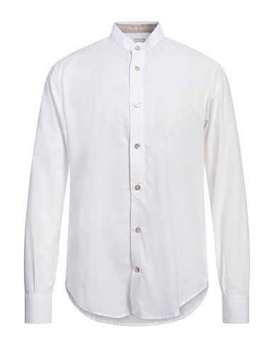 ELEVENTY Solid colour shirt White 100% Cotton