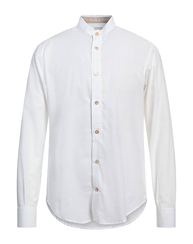 ELEVENTY Solid colour shirt PLATINUM 100% Cotton