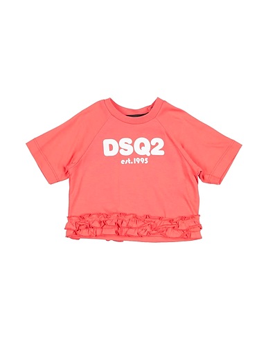 DSQUARED2 T-shirt Coral 100% Cotton