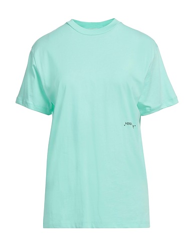 HINNOMINATE Basic T-shirt Turquoise 100% Cotton