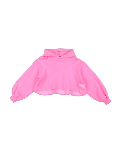 DIESEL Hooded track jacket  Fuchsia 100% Cotton, Elastane, Viscose