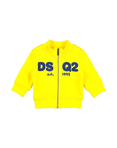 DSQUARED2 Sweatshirt Yellow 100% Cotton, Elastane