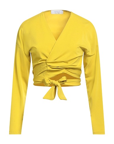 KAOS Top Mustard 75% Acetate, 18% Polyamide, 7% Elastane