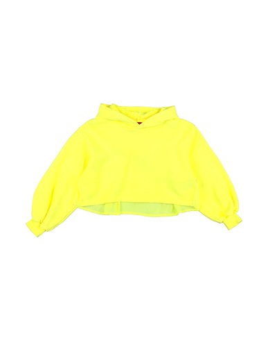 DIESEL Felpa Giallo 100% Cotone, Elastan, Viscosa