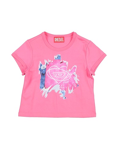 DIESEL T-shirt Pink 100% Cotton