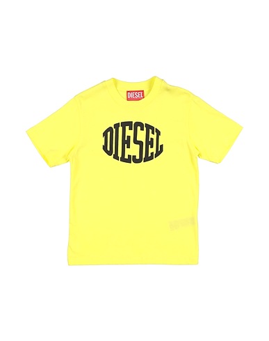 DIESEL T-shirt Yellow 100% Cotton