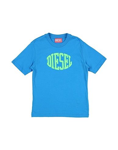 DIESEL T-shirt Azure 100% Cotton