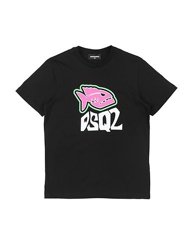 DSQUARED2 T-shirt Nero 100% Cotone