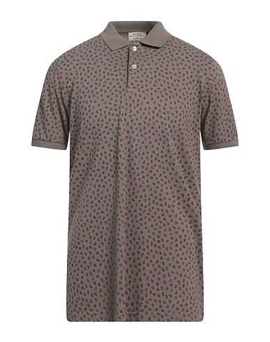 HERITAGE Polo shirt Khaki 100% Cotton