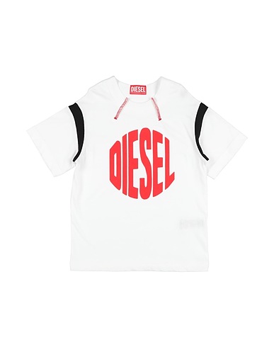 DIESEL T-shirt White 100% Cotton