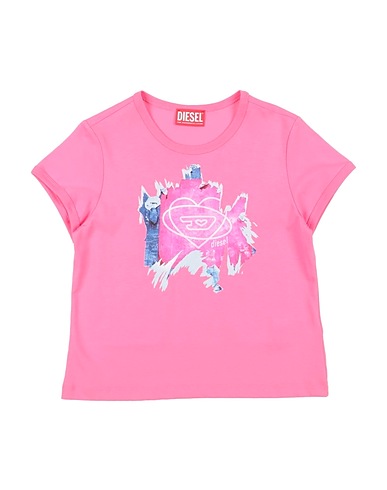 DIESEL T-shirt Pink 100% Cotton