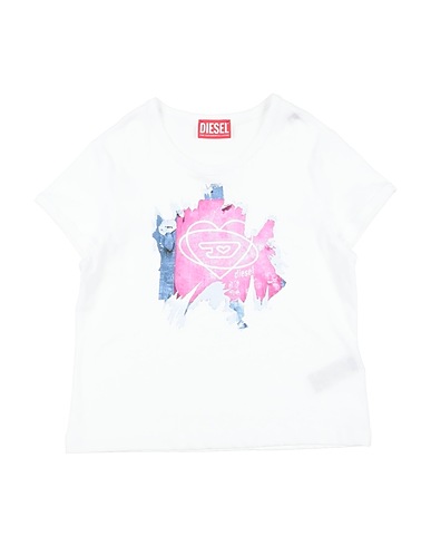 DIESEL T-shirt Bianco 100% Cotone