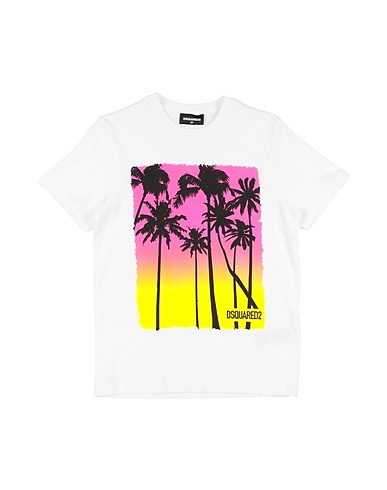 DSQUARED2 T-Shirt Weiß 100% Baumwolle