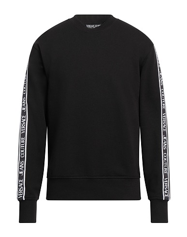 VERSACE JEANS COUTURE Sweatshirt Schwarz 100% Baumwolle, Elastan