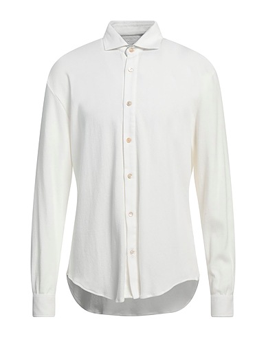 ELEVENTY Solid color shirt White 100% Cotton