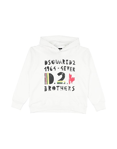 DSQUARED2 Hooded sweatshirt White 100% Cotton