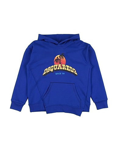 DSQUARED2 Sweatshirt Bright blue 100% Cotton