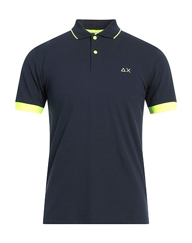 SUN 68 Poloshirt Marineblau 95% Baumwolle, 5% Elastan