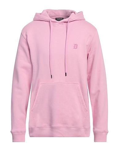 DONDUP Hooded sweatshirt Mauve 100% Cotton, Elastane