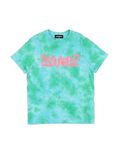 DSQUARED2 T-shirt Turquoise 100% Cotton