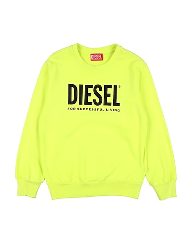 DIESEL Sweatshirt Yellow 100% Cotton