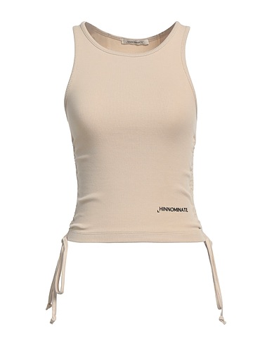HINNOMINATE Canotta Beige 97% Cotone, 3% Elastan