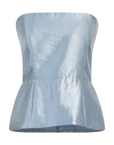 MANUEL RITZ Top Blaugrau 67% Viskose, 19% Polyamid, 14% Polyester