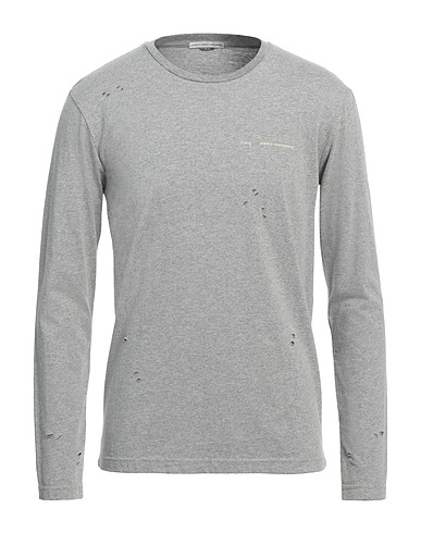 GREY DANIELE ALESSANDRINI Ｔシャツ グレー コットン 100%