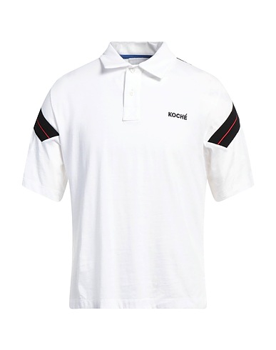KOCHÉ Polo shirt White 100% Cotton