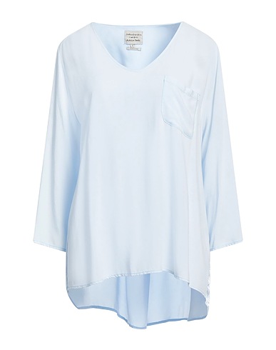 ALESSIA SANTI Top Himmelblau 100% Viskose, Cupro