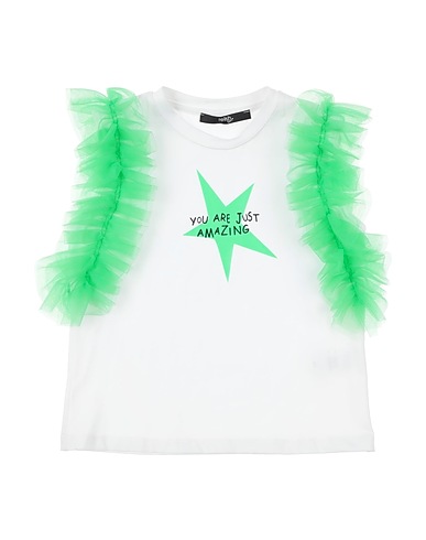 RELISH T-shirt White 94% Cotton, 6% Elastane