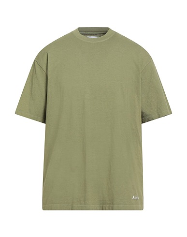 AMISH SUPPLIES Basic T-Shirt Military green 100% Cotton