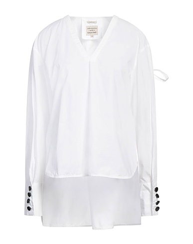 ALESSIA SANTI Top Bianco 100% Cotone