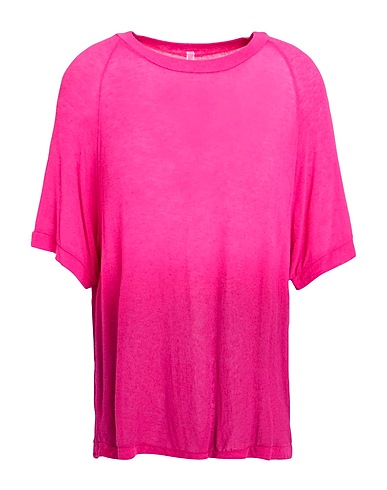 DANIELE FIESOLI T-shirt Magenta 64% Viscosa, 18% Nylon, 10% Cachemire, 8% Elastan