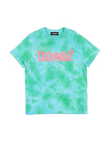 DSQUARED2 T-shirt Turchese 100% Cotone