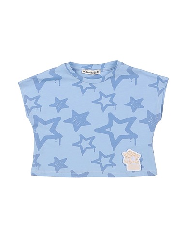 ATLANTIC STARS T-shirt BLU CHIARO 100% Cotton