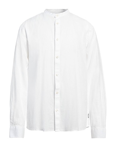 ONLY & SONS Solid colour shirt 45% Linen, 35% Cotton, 20% Recycled cotton