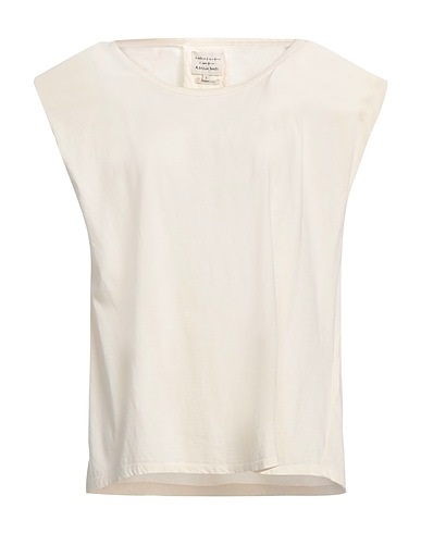 ALESSIA SANTI T-shirt Panna 100% Cotone