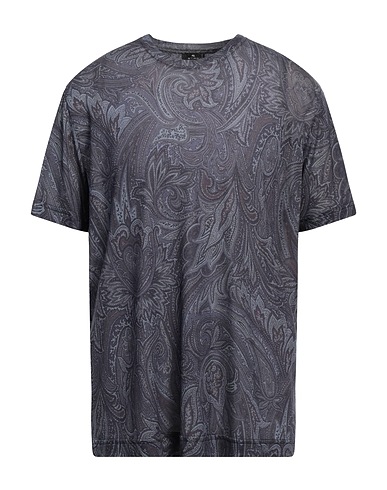 ETRO T-shirt BLU NAVY 100% Lyocell