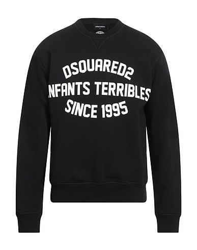 DSQUARED2 Sweatshirt Black 100% Cotton